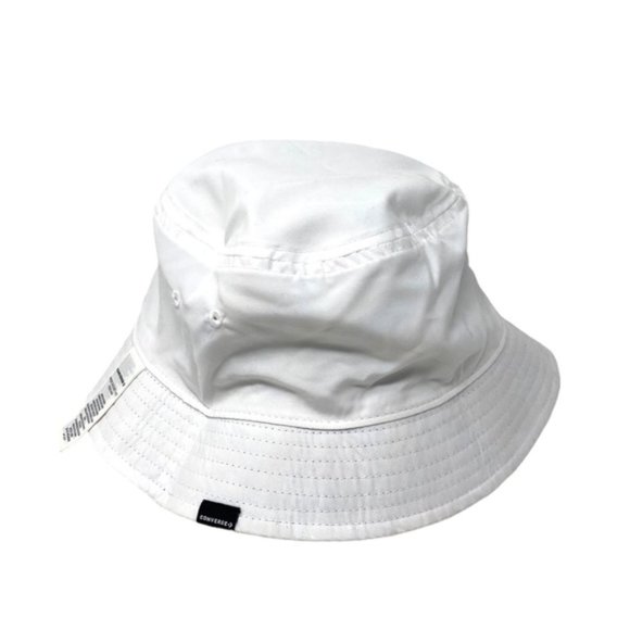 š„HOT SALEš„Converse Reversible Bucket Hat Multi White Canvas 10021446-102 - Picture 2 of 6